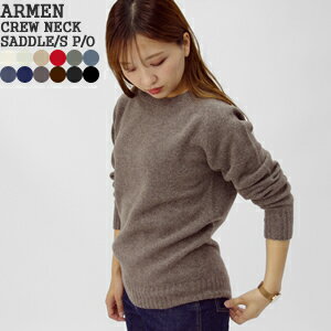 モデールパーティキュリエールアーメン/Modele Particulier ARMEN クルーネックサドルショルダープルオーバー ラムウールニットセーター CREW NECK SADDLE SHOULDER P/O JNAMP1451 レディース