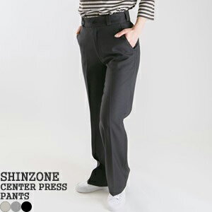 シンゾーン/Shinzone センタープレスパンツ スラックス ハイウエスト CENTER PRESS PANTS 17SMSPA16 レディース