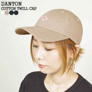 ダントン/DANTON チノクロス6パネルキャップ ベースボールキャップ CHINO CLOTH 6PANEL CAP DT-H0227TKC レディース メンズ