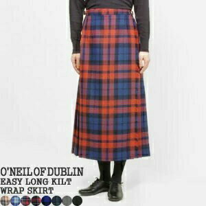 【クーポンで20%OFF】オニールオブダブリン/O'NEIL OF DUBLIN イージーロングキルト 83cm ウールキルトスカート ロングスカート EASY LONG KILT 5083 レディース【コンビニ受取可能】