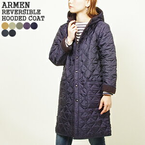 【30%OFF】アーメン/ARMEN ナイロン×フリースリバーシブルフード付きコート キルティングコート REVERSIBLE HOODED COAT NAM1753 レディース メンズ【コンビニ受取可能】[ss1204]【a*】