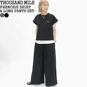  N[|20%OFF  s\t 7{-7\  2024SS TEUh}C THOUSAND MILE t`X[uVc&OpcZbg ZbgAbv Xgb`iC FRENCH SLEEVE SHIRT & LONG PANTS SET TM241NP00122 fB[X Rrj\ 