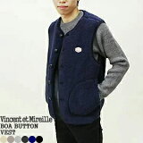 30%OFFۥ󥽥󡦥ߥ쥤/VINCENT ET MIREILLE ܥܥ٥ ߥܥ ٥ BOA BUTTON VEST VM232KB25100 󥺡ڥӥ˼ǽ[s0101]a*