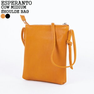 エスペラント/ESPERANTO カウレザーミディアムショルダーバッグ バッグ CAW LETHER MEDIUM SHOULDER BAG ESP-6644