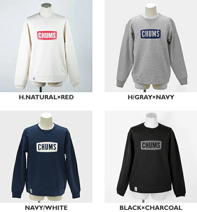 【クーポンで20%OFF】チャムス/CHUMS ロゴクルートップ スウェットトレーナー LOGO...