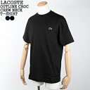 【クーポンで20 OFF】ラコステ/LACOSTE アウトラインクロッククルーネックTシャツ 半袖 ヘビーオンス OUTLINE CROC CREW NECK T-SHIRT TH5582-99 メンズ レディース【1点のみメール便可能】