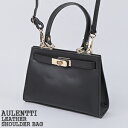 オウレンティ/AULENTTI レザーショルダーバッグ ミニバッグ ハンドバッグ 2WAY 肩掛け 手持ち イタリアンレザー LEATHER SHOULDER BAG DI-2864-RU