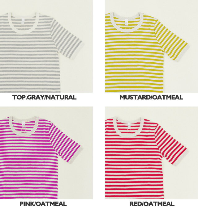 【クーポンで15%OFF】アルモニ/harmonie フライスボーダーゆったりTEE 半袖Tシャツ...