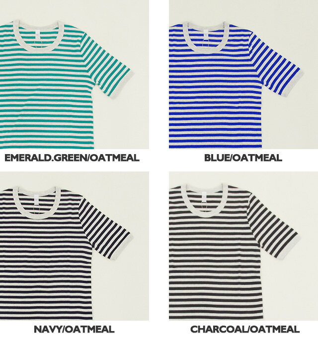【クーポンで15%OFF】アルモニ/harmonie フライスボーダーゆったりTEE 半袖Tシャツ...