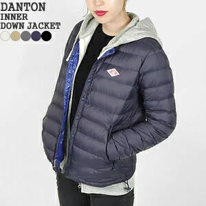 [クーポン対象外*]【2022AW】ダントン/DANTON インナーダウンジャケット ノーカラーライトダウンジャケット INNER DOWN JACKET DT-A0001NNF レディース【コンビニ受取可能】