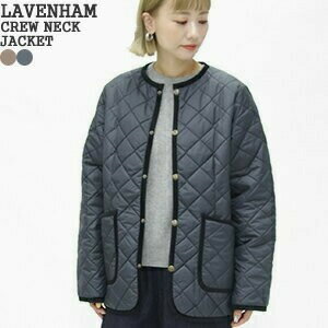 ラベンハム アウター レディース 【30%OFF】ラベンハム/LAVENHAM ラブンスタークルーネックジャケット キルティングコート ライトアウター ノーカラー イギリス製 LAVENSTER CREW NECK JACKET LV6186 レディース【コンビニ受取可能】[s1219]【a*】