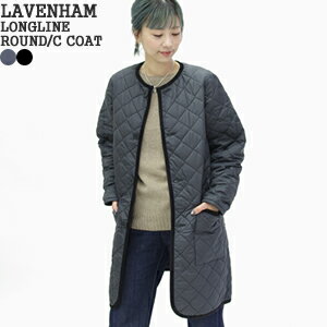 ラベンハム キルティングジャケット レディース 【30%OFF】ラベンハム/LAVENHAM ロングラインラウンドカラーコート イブシャム ノーカラーキルティングコート クルーネックキルトコート LONGLINE ROUND COLLAR COAT EVESHAM WOMENS SLJ2106B レディース【コンビニ受取可能】[s1219]【a*】