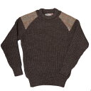 Harris Tweed/ハリスツイード ローゲージ セーター イギリス製 クルーネック パークレインジャーセーター[MADE IN BRITAIN]［41120］ウール セーター アウトドア セーター その1