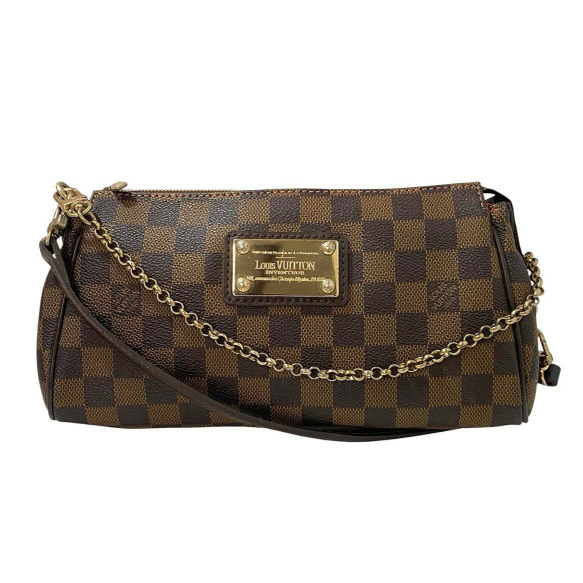 乐天商城 - 【中古】LOUIS VUITTON ルイ ヴィトン エヴァ ダミエ N55213 2WAY バッグ ショルダーバッグ ハンドバッグ ブラウン 茶