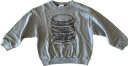 ★SALEセール★50%OFF◆グルービーカラーズ GROOVY COLORS 2024aw 42480407◆ウラケ HUMBURGER スウェット【150 ...