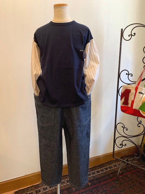 プチコパンの★SALEセール★50%OFF◆フィス Fith 12580421 2025aw ◆テンジク X ストライプ Tシャツ【115 125】 子供服 子ども服 こども服 キッズ｜アングル3