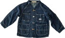 ◆デニム&ダンガリー 2025ss 22520207 D&D DENIM&DUNGAREE◆8OZデニム ノーカラー カバーオール【01 02】【送料無料】 ジ...