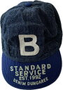 ◆デニム&ダンガリー D&D DENIM&DUNGAREE 2025ss 22520009◆B CAP(ネイビー)【S:52-54cm M:54-56cm】子供 帽子