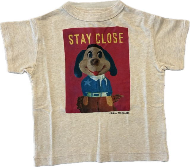 Rakuten - ◆デニム＆ダンガリー 2026ss 22620403 D&D DENIM&DUNGAREE◆テンジク STAY CLOSE TEE（オフホワイト）【135】子供服 子ども服 こども服 キッズ