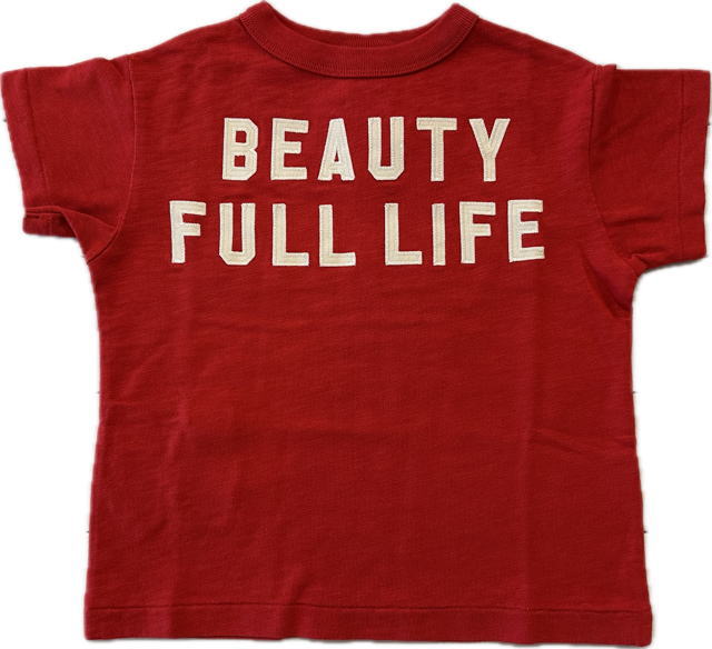 Rakuten - ◆デニム＆ダンガリー 2026ss 22620413 D&D DENIM&DUNGAREE◆テンジク LIFE TEE（ディープレッド）【105 115 125】子供服 子ども服 こども服 キッズ