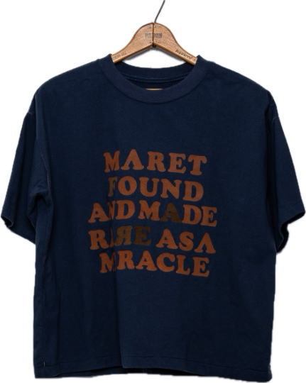 Rakuten - ◆MARET マレ 2026ss M236S74◆ヴィンテージフロッキーT（ネイビー）【M L】Ladies 大人サイズ 大人用