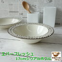エバーフレッシュ 17cm サラダボウル レンジ可 食洗機対応 美濃焼 日本製 17センチ 1人用 煮物 深皿 皿 中皿 中鉢 シリアルボウル カフェオレボウル...