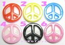 ピース マークパーツ 1個(21mm×21mm)☆クリックポストOK☆