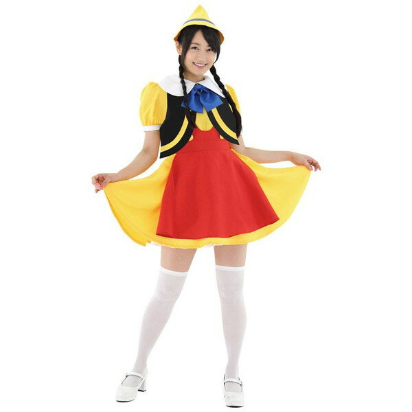 コスプレ ピノキオ メイド服　【夢の中のTOYメイド （Mサイズ）女性用】【送料無料】【ポイント 倍】おもちゃの世界からやってきた!?とってもPOPな夢見るメイド！tam22176