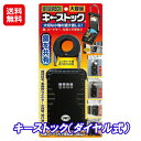 キーボックス 暗証番号 防犯グッズ 家 セキュリティ 鍵付き 収納ボックス【キーストック（ダイヤル式）】【送料無料】【ポイント 倍】スタンダードな大容量キーボックスです。カードキーも収納可能。 sl