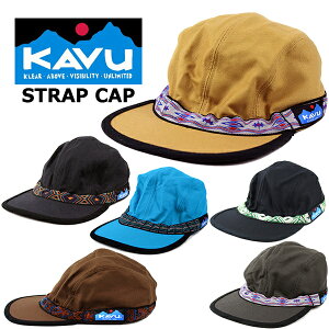 KAVU カブー STRAP CAP ストラップキャップ (アウトドア/キャップ/ブラック/ネイビー/カーキ/チャコール/オリーブ/チョコレート/ターコイズ/メンズ/レディース/ユニセックス/男女兼用/帽子）