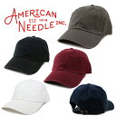 アメリカン ニードル キャップ ダッドハット AMERICAN NEEDLE (ブラック/ネイビー/グレー/カーキ/ボルドー/ホワイト/迷彩/グリーン/ブラウン/ブルー/メンズ/レディース/ゴルフ/テニス/帽子/フリーサイズ/ストラップバックキャップ）WASHED SLOUCH SOLID