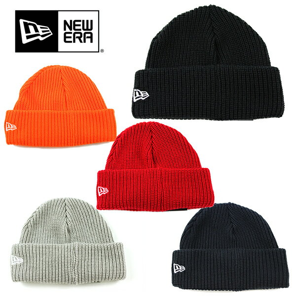 ニューエラ ニット帽 レディース ニューエラ ニット帽 ニットキャップ ビーニー NEW ERA SKULLY KNIT (ブラック/ネイビー/グレー/レッド/ブルー/グリーン/オレンジ/無地/アウトドア/トレーニング/ウォーキング/ランニング/テニス/ゴルフ/キャップ/帽子/スキー/スノーボード/メンズ/レディース/ネコポス）