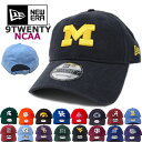 ニューエラ NEW ERA キャップ NCAA カレッジ 9TWENTY (ミシガン/ノースカロライナ/アラバマ/ルイジアナ/ウェストバージニア/ノートルダム/テニス/大学/ユニバーシティ/ダッドハット/ゴルフ）