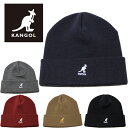 カンゴール ニット帽 レディース カンゴール KANGOL ニット帽 ニットキャップ ビーニー ACRYLIC PULL-ON (ブラック/ネイビー/グレー/ブラウン/ユニセックス/メンズ/レディース/キャップ/スキー/スノーボード/キャンプ/ワッチキャップ/黒/紺/帽子）