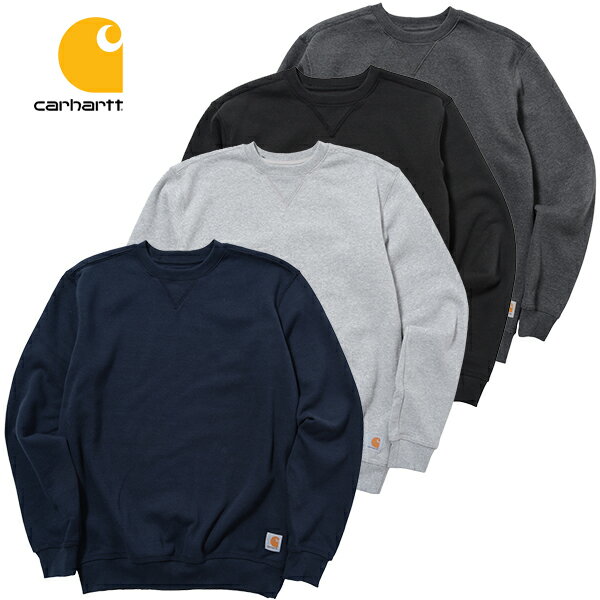 カーハート トレーナー メンズ カーハート スウェット クルーネック CARHARTT (ブラック/ネイビー/グレー/無地/トレーナー/プルオーバー/メンズ/送料無料/大きいサイズ）