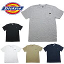 ディッキーズ ポケットTシャツ ショートスリーブ ヘビーウェイト DICKIES (ブラック/ホワイト/ネイビー/グレー/チャコールグレー/ベージュ/メンズ/ポケT）