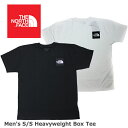 ノースフェイス Tシャツ ヘビーウェイト ボックス THE NORTH FACE Heavyweight Box Tee (ブラック/ホワイト/無地/メンズ/半袖/ザ ノースフェイス/NF0A7QC3）