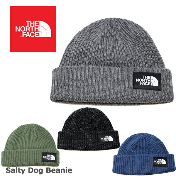 ノースフェイス ニット帽 ニットキャップ ビーニー THE NORTH FACE Salty Dog Beanie (ブラック/ネイビー/グレー/グリーン/ユニセック..