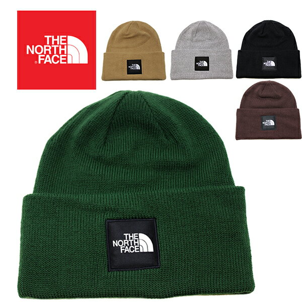 ザ・ノース・フェイス ニット帽 レディース ノースフェイス ニット帽 ニットキャップ ビーニー THE NORTH FACE Big Box Beanie (ブラック/ブラウン/グレー/グリーン/ベージュ/ユニセックス/メンズ/レディース/キャップ/スキー/スノーボード/キャンプ/ワッチキャップ/黒/茶/ザ・ノースフェイス）