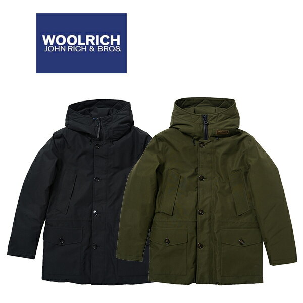 ウールリッチ ゴアテックス マウンテンパーカー ダウンジャケット WOOLRICH GORETEX GTX MOUNTAIN JKT (ブラック/グリーン/防水/マウンテンジャケット/送料無料）