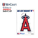 WINCRAFT ウィンクラフト ロサンゼルス エンゼルス マグネット Los Angeles Angels Outdoor Magnets 3x5インチ (エ...