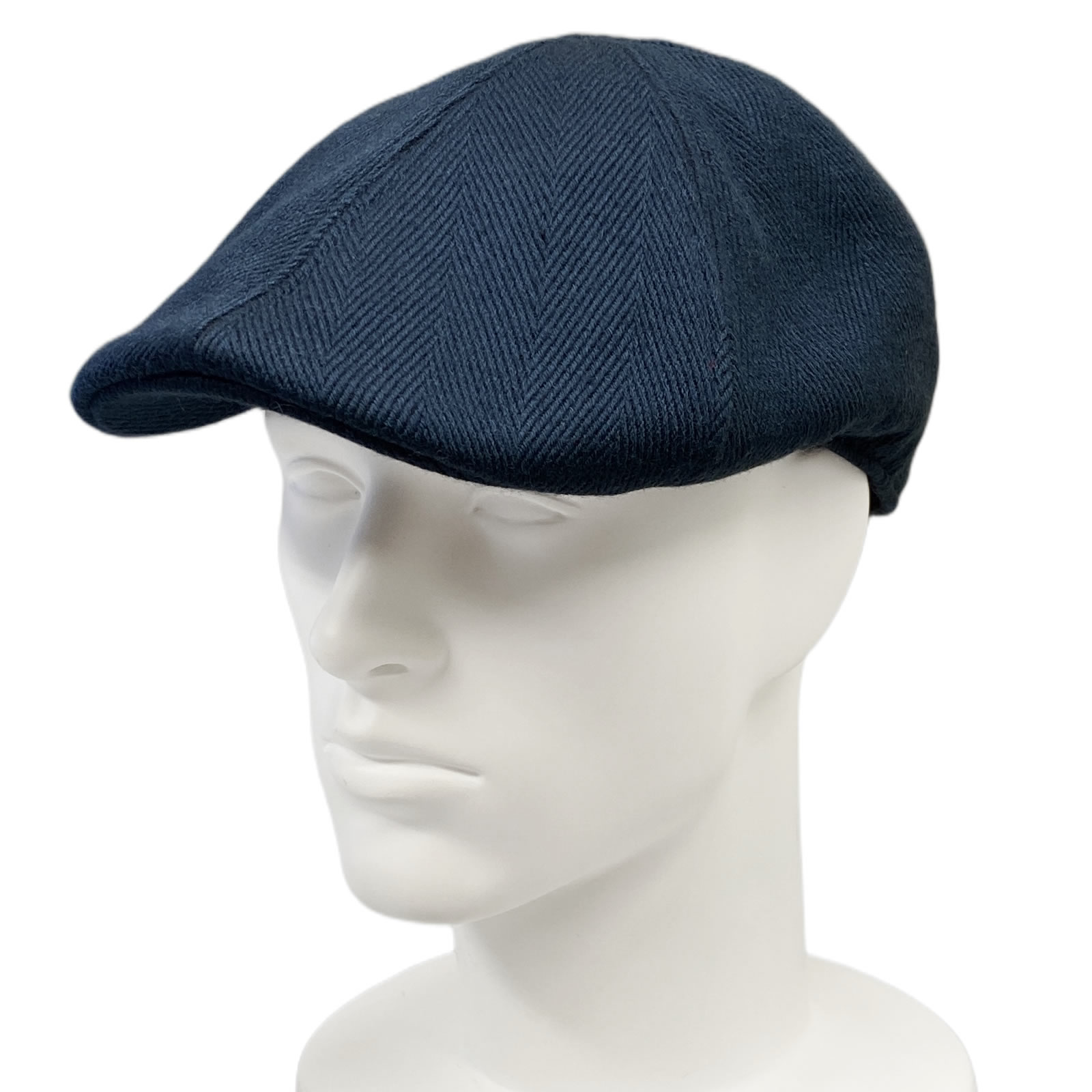 在庫限り ハンチング 約58cm シンプルヘリンボーンダービーハンチング メンズハンチング　秋冬に合う生地感で暖かみのあるハンチング　ハンチング・帽子/CA-4536020-VAH-052