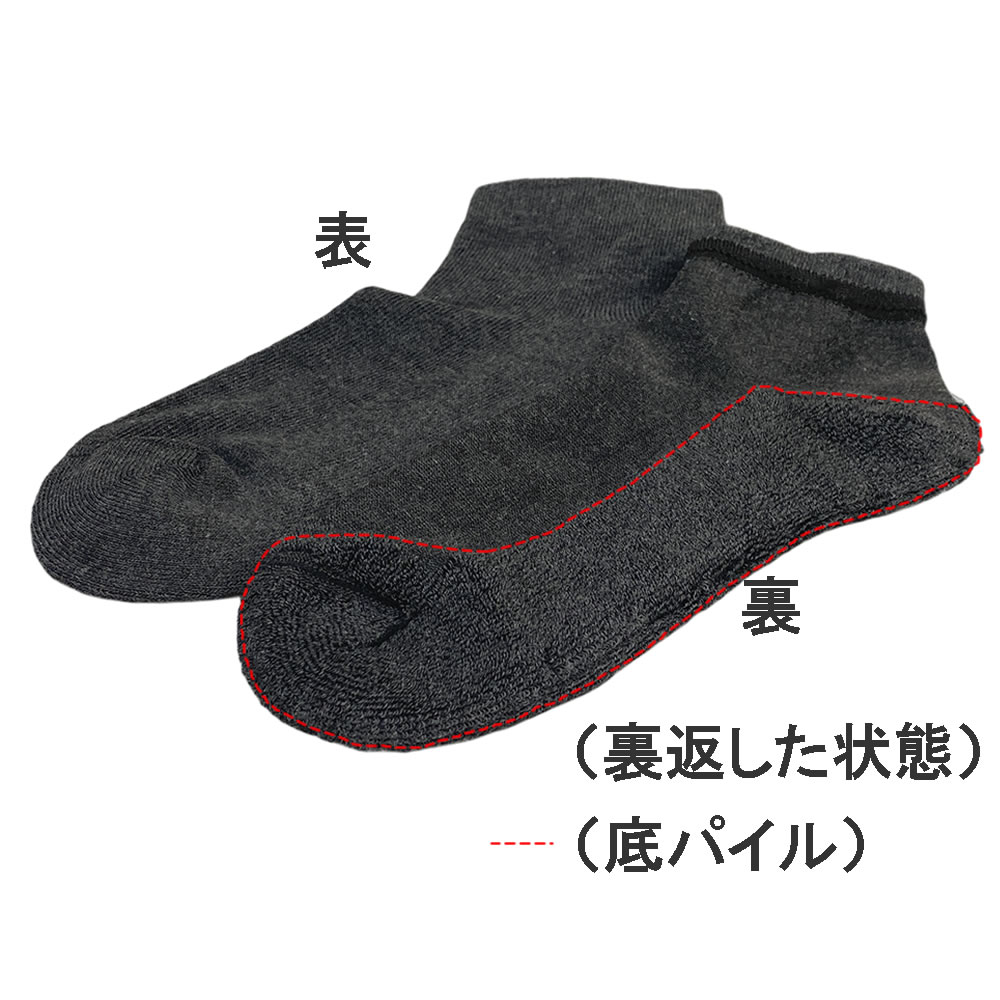 靴下 メンズ 25-27cm 足底クッション ...の紹介画像3
