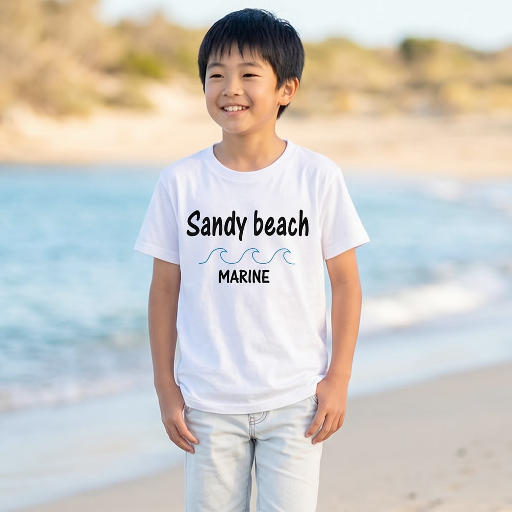 Rakuten - 在庫限り 半袖 キッズ Tシャツ Tシャツ アメカジ プリント ロゴ 普段着 ユニフォーム ダンス チームウエア 春夏 秋冬 カジュアルシャツ 150cm ap-6944714-SJ-39-07