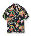 SS39013 / RAYON HAWAIIAN SHIRT gHISTORY OF THE ISLANDSh