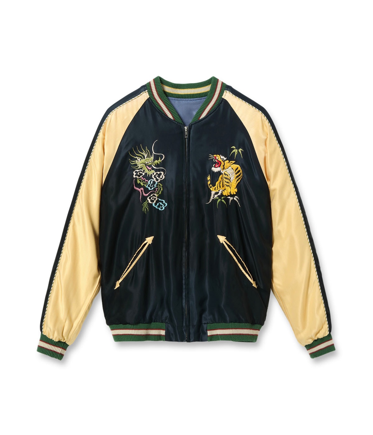 Early 1950s Style Acetate Souvenir Jacket “DRAGON HEAD” × “EAGLE” (AGING MODEL)