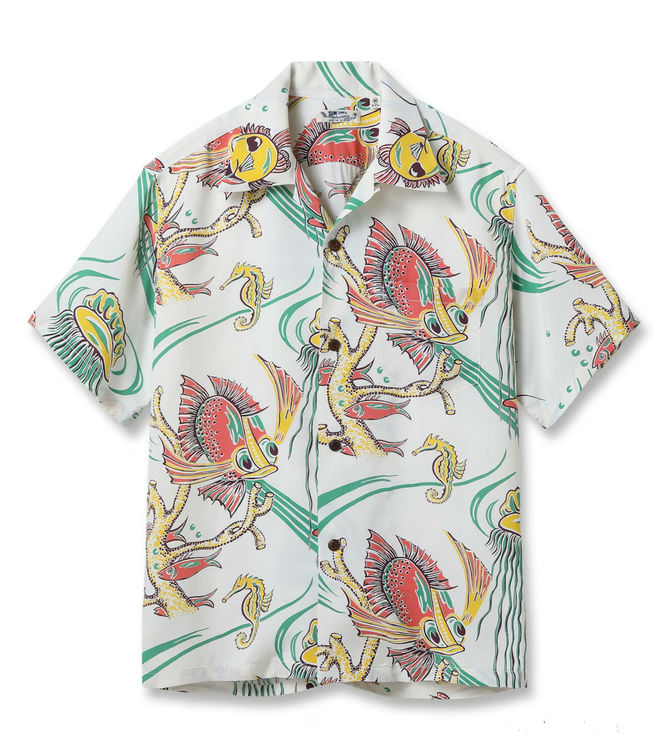 SS39417 / RAYON HAWAIIAN SHIRT “BUG EYED FISH”