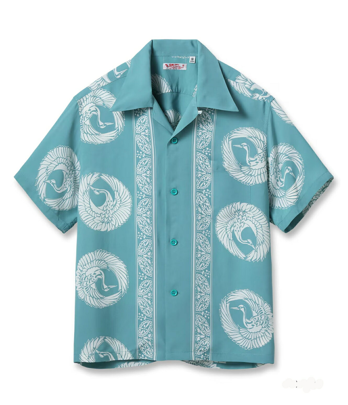 SS39629 / RAYON HAWAIIAN SHIRT “ORIENTAL BORDER”