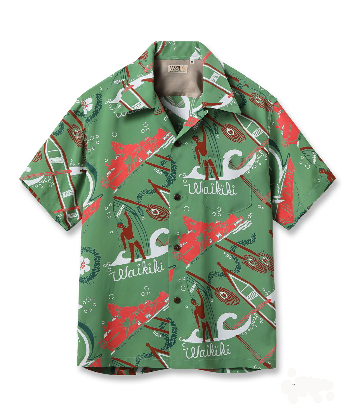 ハワイアンシャツ SS39741 / KEONI OF HAWAII “WAIKIKI SAND” by JOHN ME…