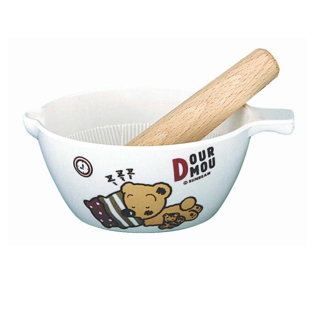 メラミン食器 デュールムー 乳鉢 (乳棒付) MC-18 離乳食 赤ちゃん 子供 こども 園児 保育園 幼稚園 給食